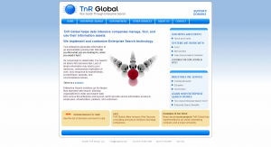 Previous version of TNR Global Corporate Website
